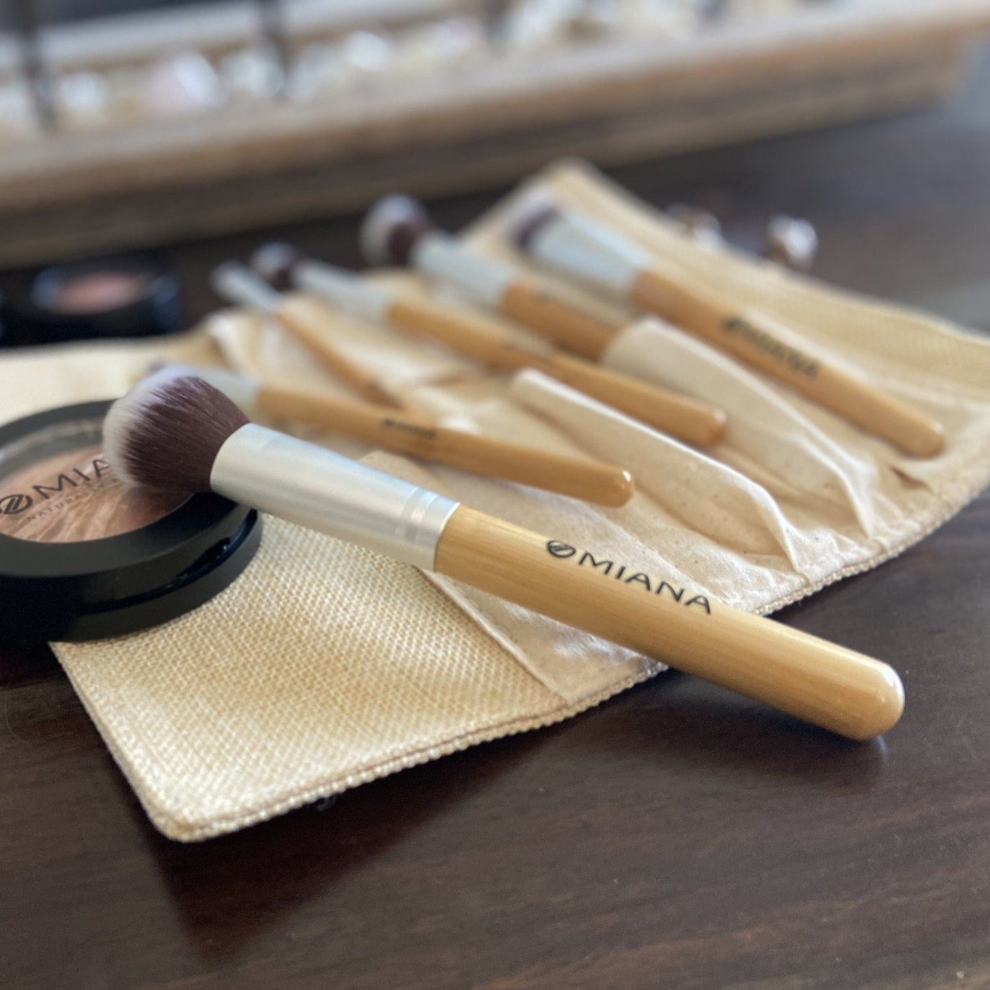 Omiana Beauty Brushes Vegan Full Face 6-Brush Kit
